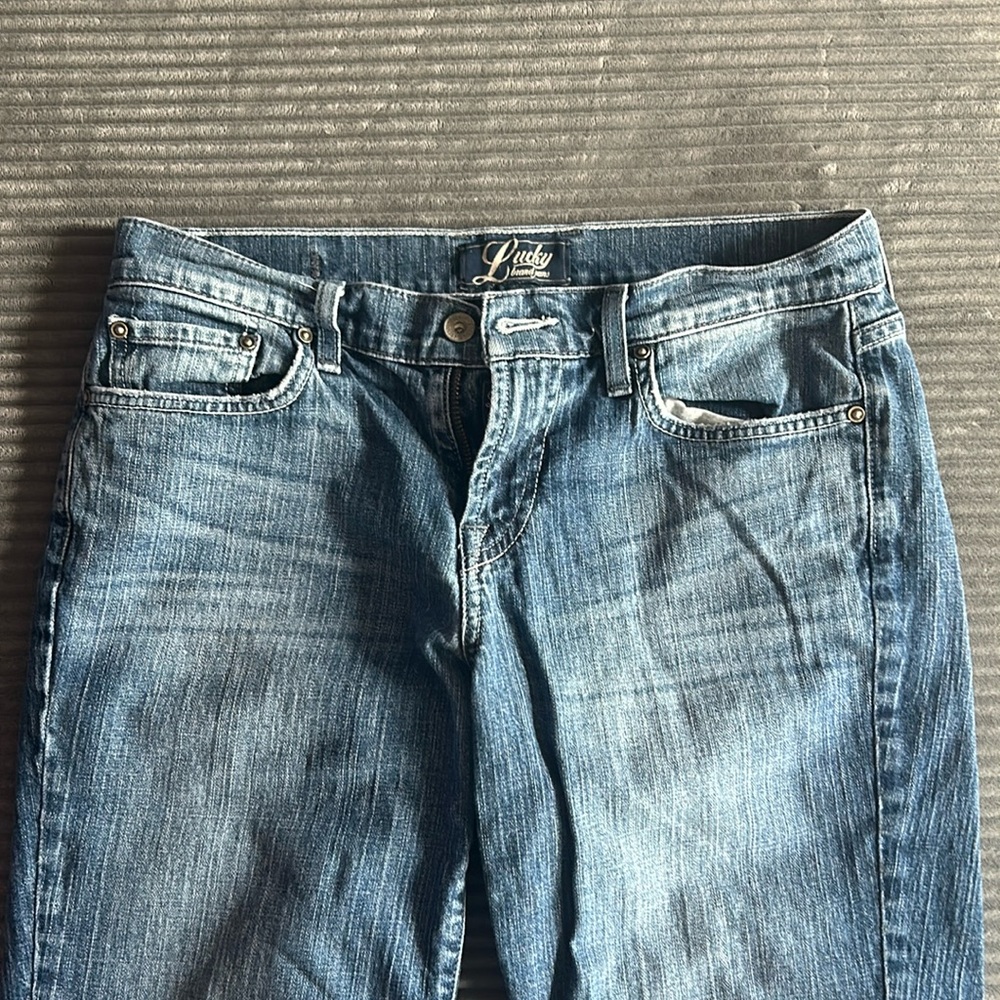 Lucky Brand Classic Rider Crop Jeans Size 8/29